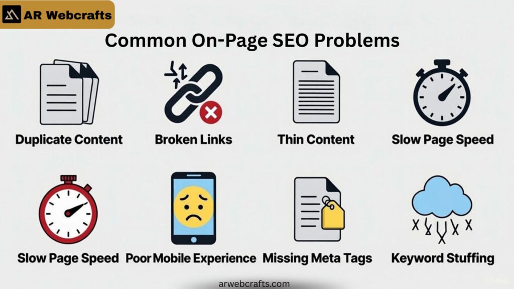 Common On-Page SEO Problems WordPress Sites Face