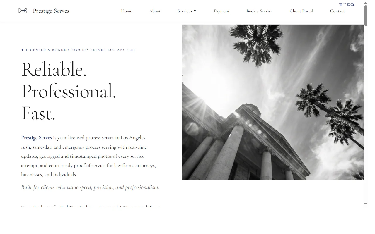Prestige Serves | AR Webcrafts