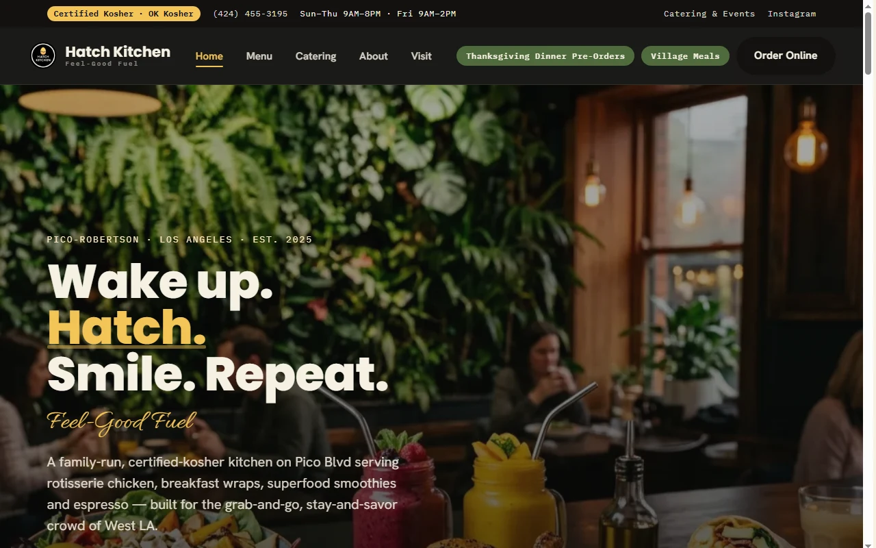 The Hatch Kitchen | AR Webcrafts